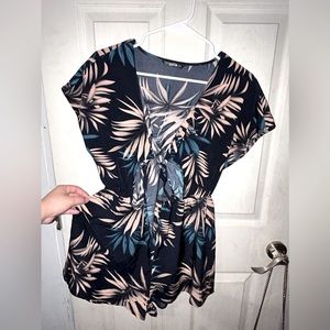 Jumpsuit with flowers